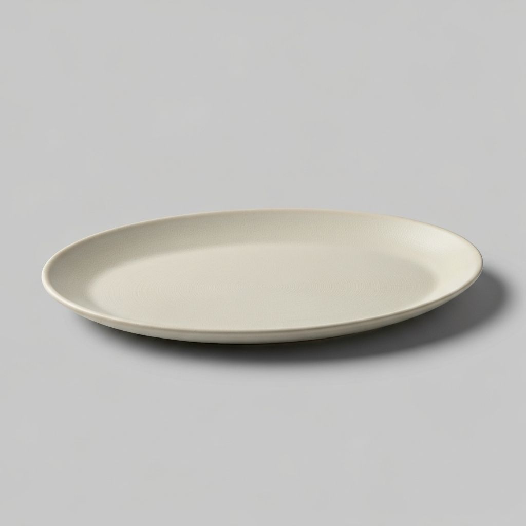 타원 접시